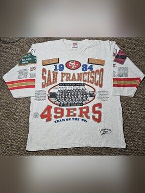 Vintage RARE 1992 Long Gone San Francisco 49ers T-shirt